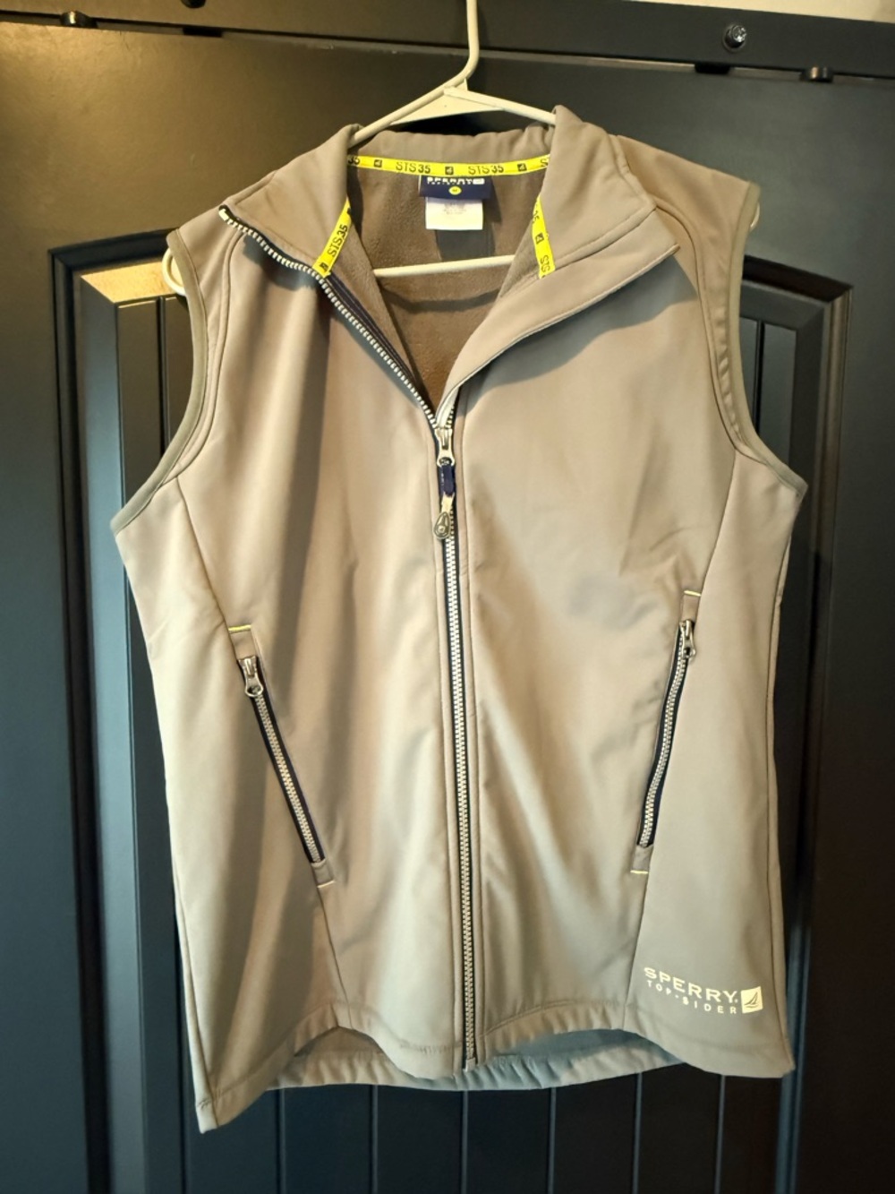 Mens Sperry Top Sider Vest STS35   Medium-Soft-Shell fleece line vest - Boating